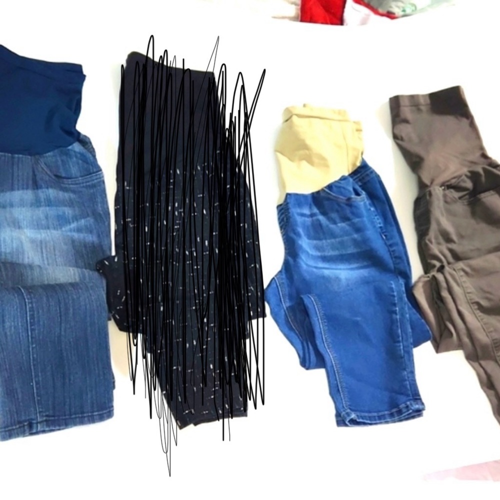 3 maternity pants size large